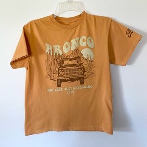 Ford Bronco Orange Short Sleeve Tee